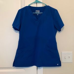 Barco One scrub top. Size Medium. Royal Blue.